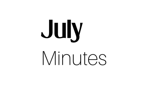 July Meeting Minutes