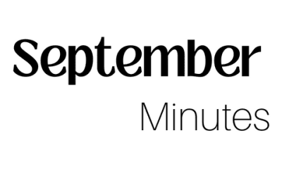 September Meeting Minutes